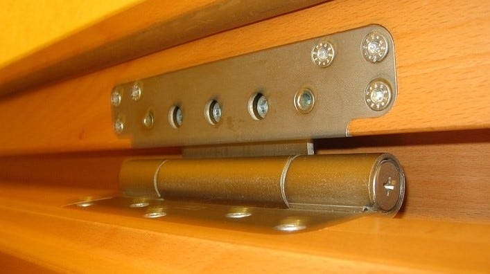 Door Hinges for Orange Sorting